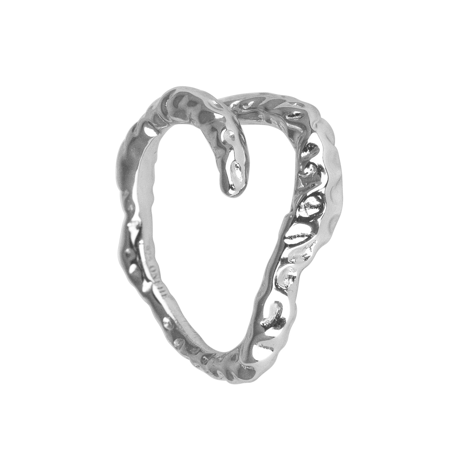 enigma ring, 925 silver ring, rhodium plated, adjustable, hypoallergenic 